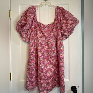 Boutique Lovelo Babydoll Curvy Sequence Mini Dress NWT